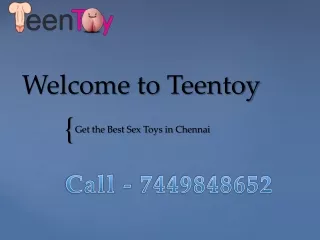 PPT Sex Toys For Men In Chennai Call 9836794089 PowerPoint