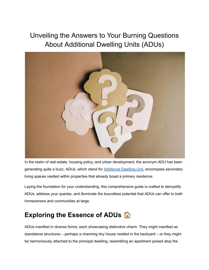 PPT Unveiling The Answers To Your Burning Questions About Additional