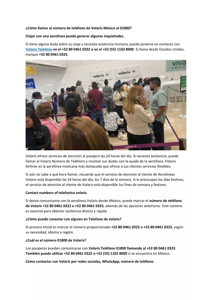 Ppt C Mo Llamar Al N Mero De Tel Fono De Volaris M Xico Al