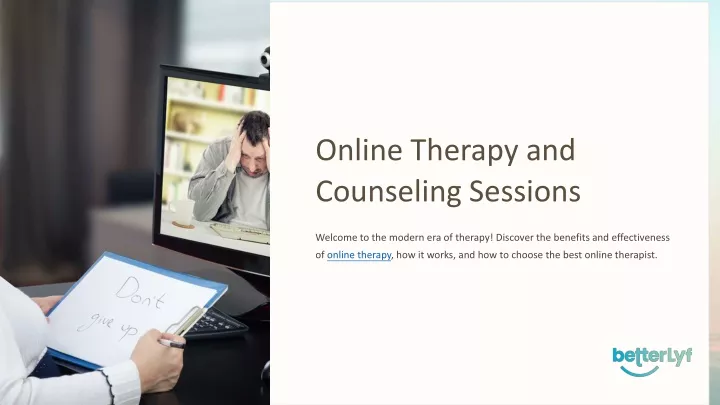 Ppt Digital Support The Impact Of Online Therapy Powerpoint