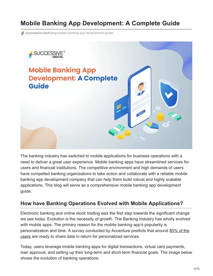 Ppt Mobile Banking App Development A Complete Guide Powerpoint