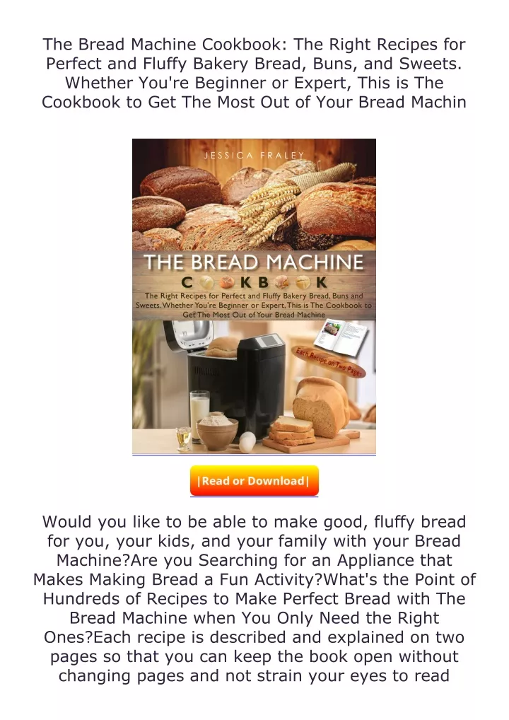 Ppt Free Read Pdf The Bread Machine Cookbook The Right Recipes