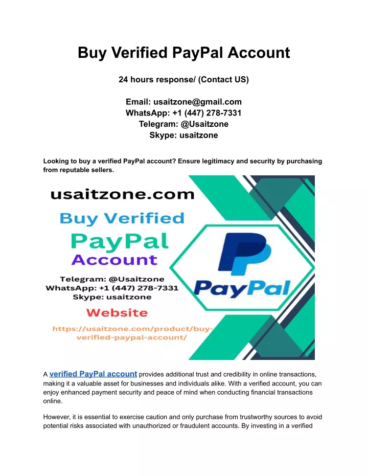 PPT Buy Verified PayPal Account PowerPoint Presentation Free