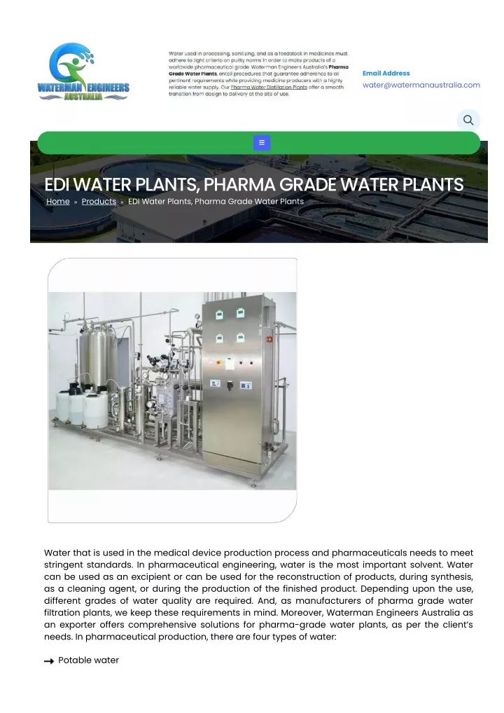 Ppt Electro De Ionisation Edi Water Treatment Plant Manufacturer For