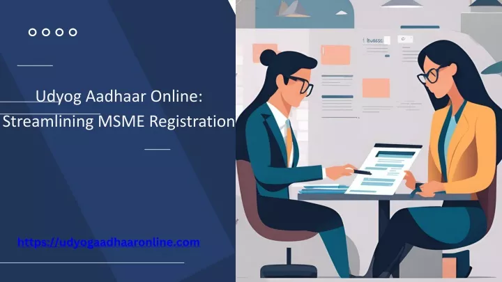 Ppt Udyog Aadhaar Online Streamlining Msme Registration Powerpoint