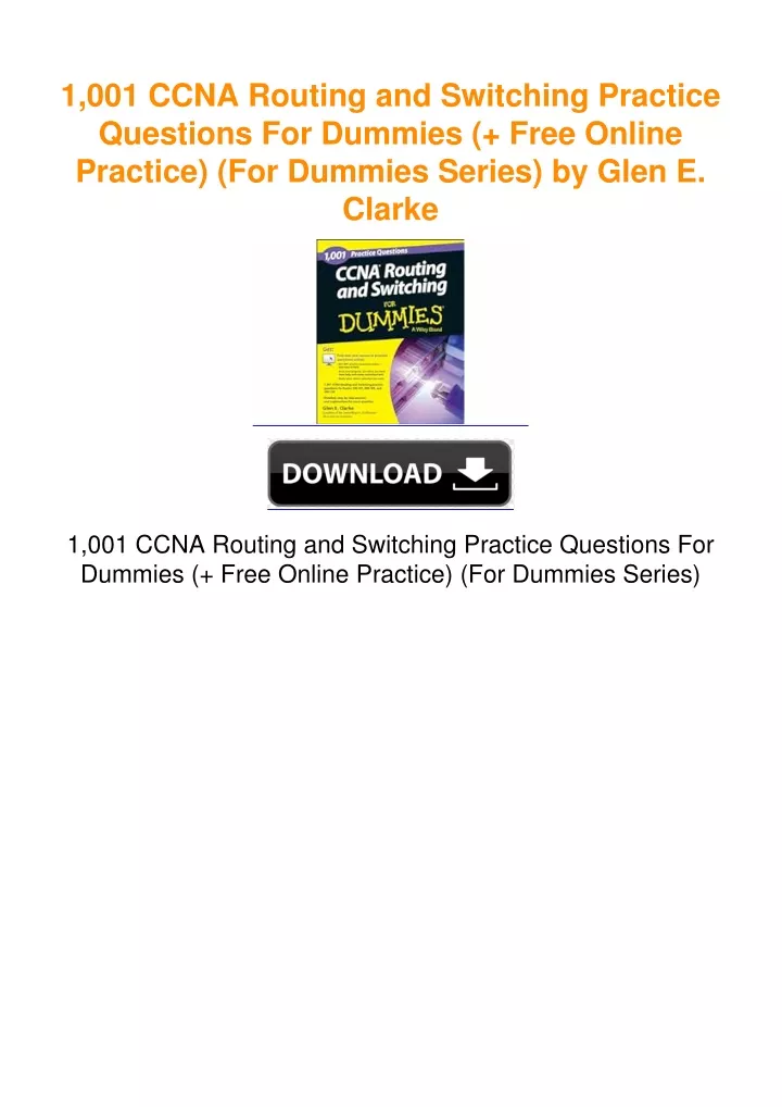 Ppt Ccna Routing And Switching Practice Questions For Dummies