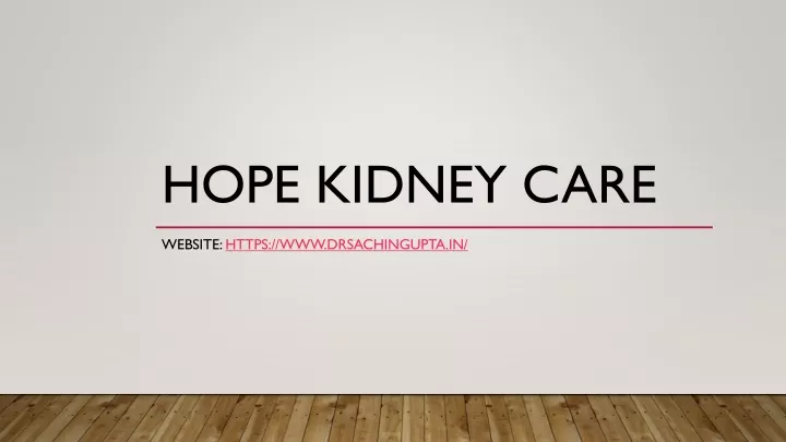 hope kidney care