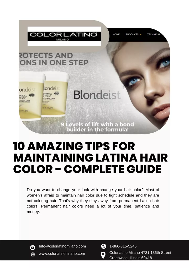 10 amazing tips for maintaining latina hair color