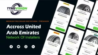 Michelin tyres dealer shop in Dubai - TyresVision