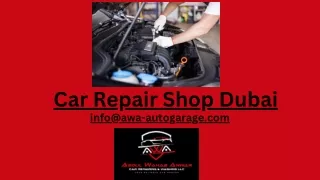 Car Repair Shop Dubai