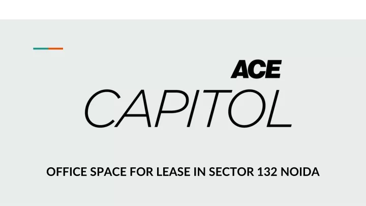 office space for lease in sector 132 noida