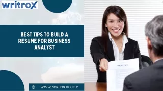 Best Tips to Build a Resume for Business Analyst