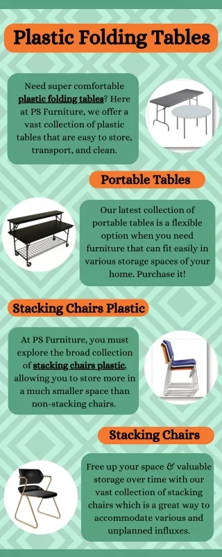 plastic folding tables