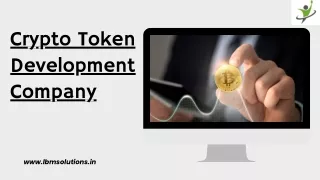 Crypto Token Development Company