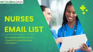 High-Quality Nurse Email Database for Improved ROI-