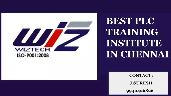 best plc training institute in chennai