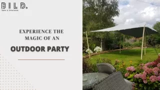 Experience the Magic of an Outdoor Party | Bild Structures