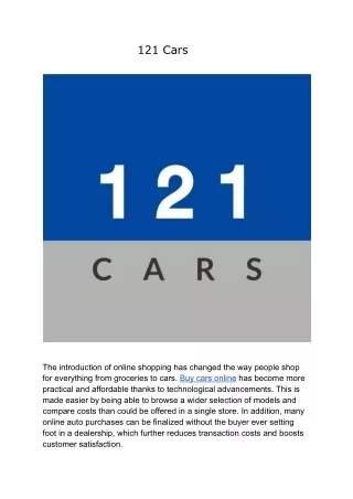 Welcome to the Easiest Way to Buy a Car Online