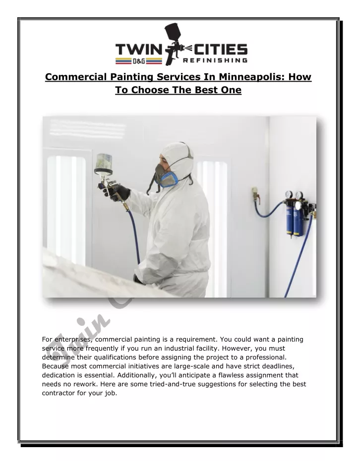 commercial painting services in minneapolis