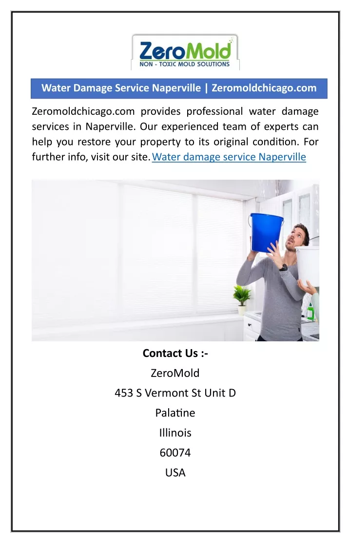 water damage service naperville zeromoldchicago