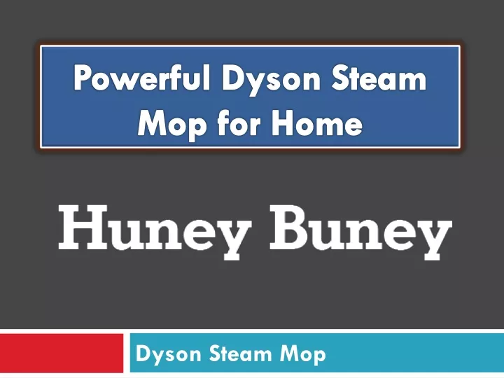 powerful dyson steam mop for home