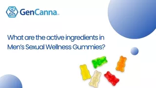 what are the active ingredients in men s sexual