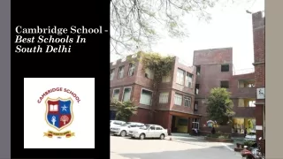 cambridge school best schools in south delhi
