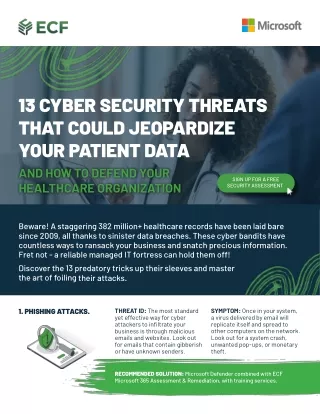 GET PROTECTED WITH ECF MANAGED HEALTHCARE IT SERVICES | ECF Data