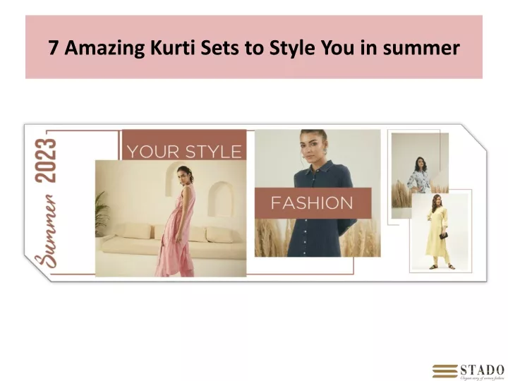 7 amazing kurti sets to style you in summer