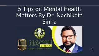 5 Tips on Mental Health Matters