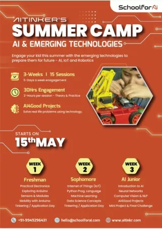 Summer Camp for Robotics