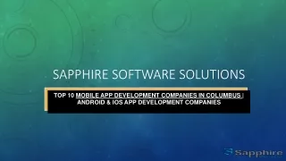 sapphire software solutions