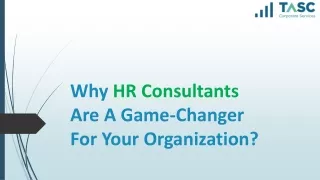 Why HR Consultants Are A Game-Changer For Your Organization