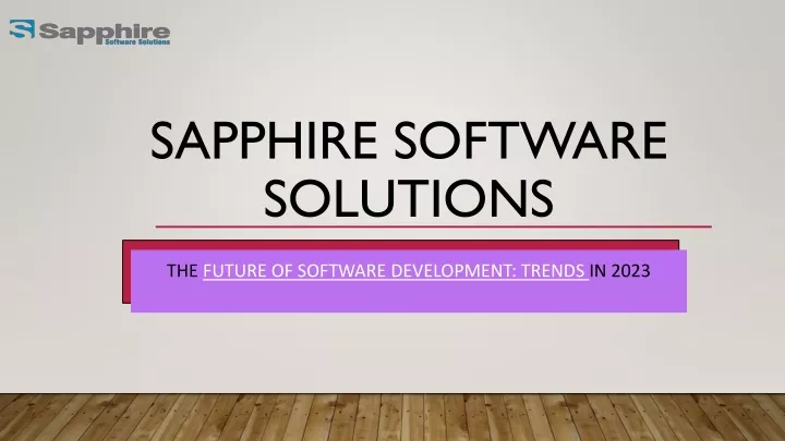 sapphire software solutions