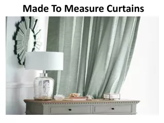 Made To Measure Curtains