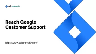 Reach Google Customer Support