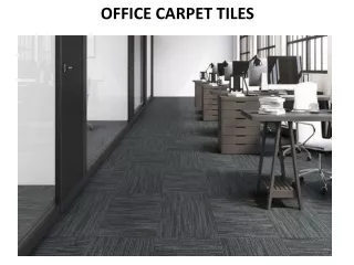 OFFICE CARPET TILES