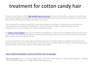treatment for cotton candy hair