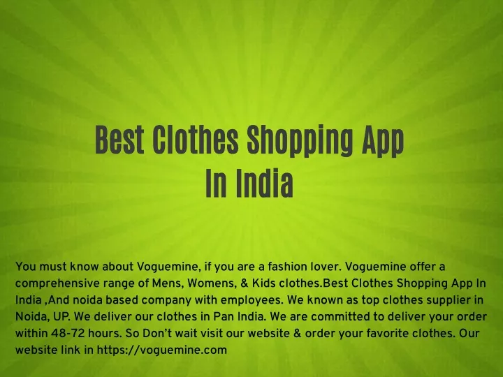 best clothes shopping app in india