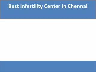 best infertility center in chennai