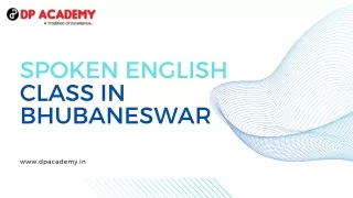 Spoken English class in Bhubaneswar