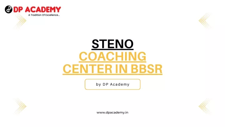 steno coaching center in bbsr