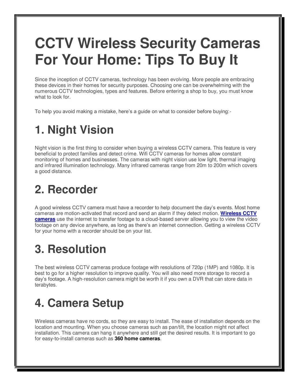PPT - CCTV Wireless Security Cameras For Your Home - Tips To Buy It ...
