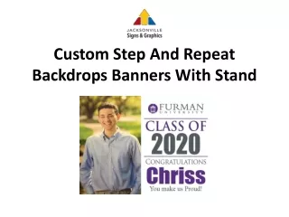Custom Step And Repeat Backdrops Banners With Stand