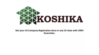 Get your US Company Registration done in any US state with 100% Guarantee