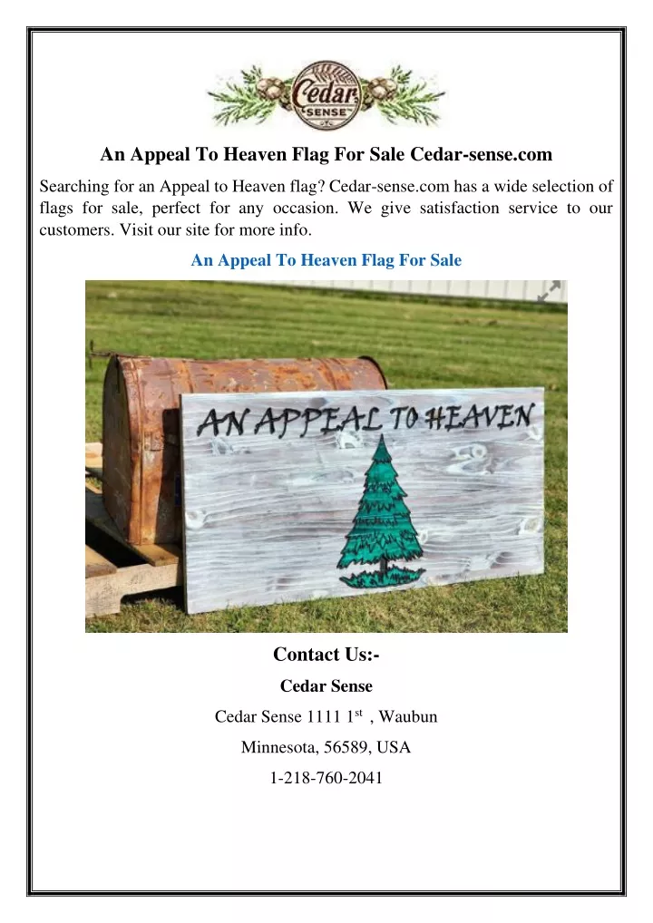 an appeal to heaven flag for sale cedar sense com