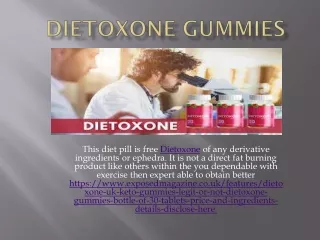 Dietoxone Gummies