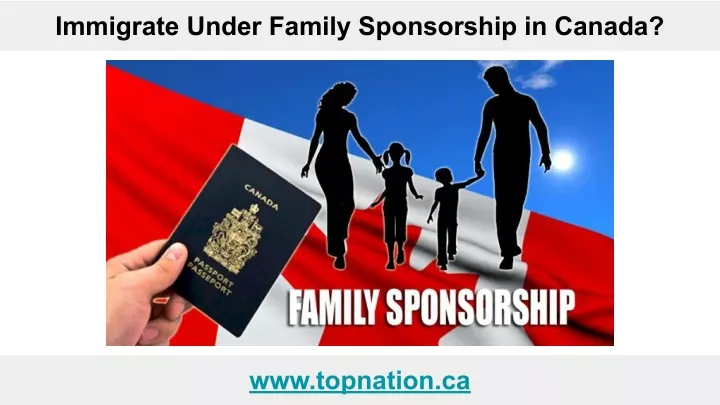 immigrate under family sponsorship in canada