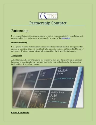 Partnership Contract at TNC