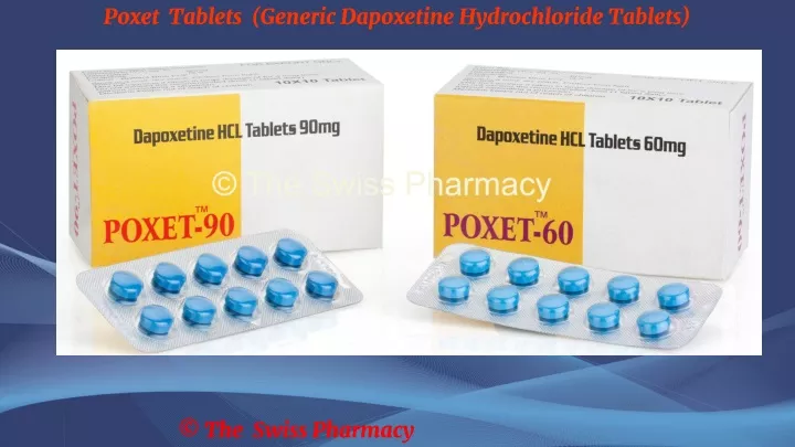 poxet tablets generic dapoxetine hydrochloride